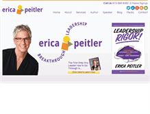 Tablet Screenshot of ericapeitler.com